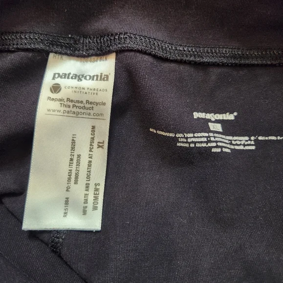 Patagonia Serenity Wide Leg Fold Over Waist Leggings Size XL - Picture 4 of 8